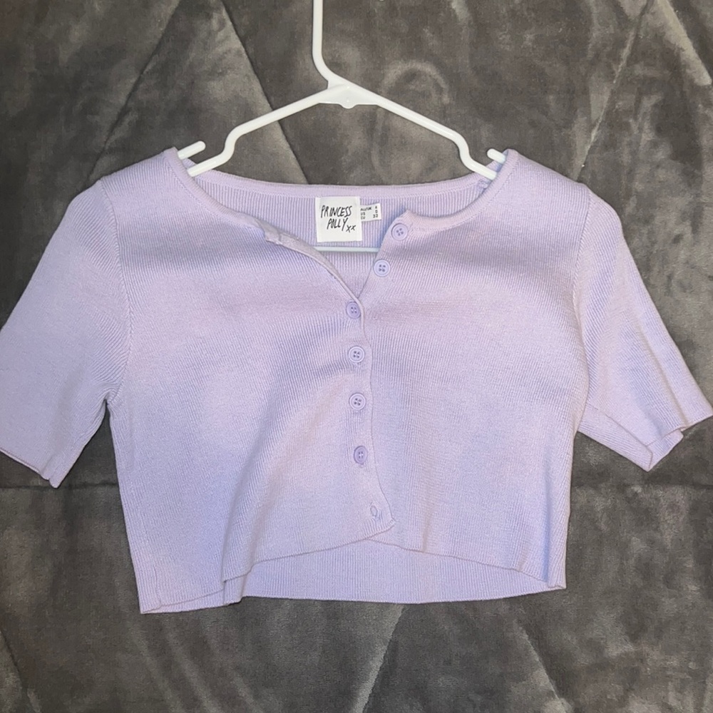 Princess Polly Button Up Cropped Cardigan